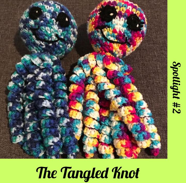 The Tangled Knot Crochet Octopodes