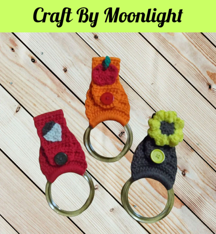 Craft By Moonlight Crochet Fall Kitchen Towel Holders