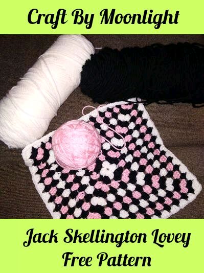 Crochet Jack Skellington Lovey Free Pattern
