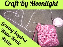 Crochet Granny Inspired Water Bottle Holder Free Pattern